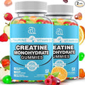 Creatine Gummies for Women &amp Men - Creatine Monohydrate Gummies Tasty Chewable Supplement Muscle Support &amp Energy Boost (2 Pack)