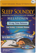 Windmill Health Products Sleep Soundly Melatonin 10 Mg 60 Tablets (Pack of 3)