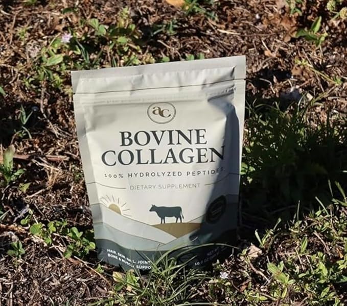 Kosher Hydrolyzed Bovine Collagen Powder - 10 oz - Pasture Raised Collagen Peptides for Skin and Hair Support
