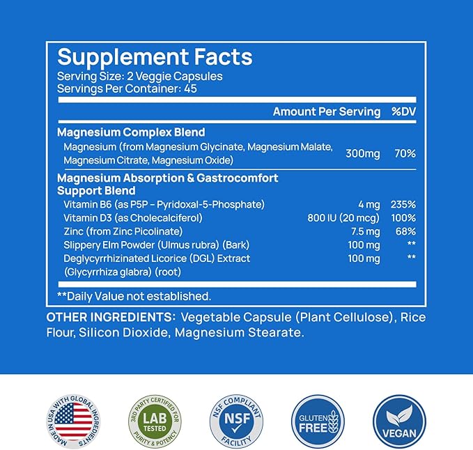 Magnesium Complex &amp Vitamin D3 K2