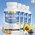 4 Pack 1000mg Magnesium Complex Capsules 8-in-1 Magnesium Glycinate Citrate Malate Taurate Oxide Carbonate Aspartate Orotate - 240 Capsules