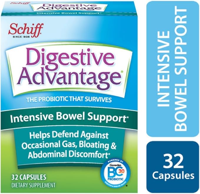 Digestive Advantage Intensive Bowel Support 32 Capsules (Pack of 2)