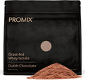 ProMix Nutrition Whey Protein Isolate Powder Chocolate - Grass-Fed - ­Post Workout Fitness &amp Nutrition Shakes Smoothies &amp Cooking Recipes - Gluten-Free &amp Keto-Friendly - 2.5 Pound (Pack