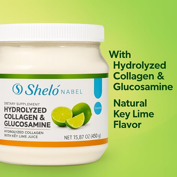 Colageno Limon Shelo Nabel Polvo/Collagen Lemon Powder Coyunturas Huesos Dolores Reumaticos 15.87 oz