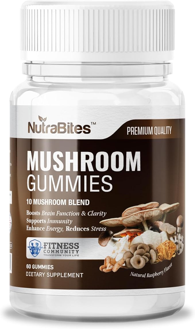 Relax and Restore Wellness Bundle - Melatonin Magnesium Ashwagandha and Mushroom Gummies - Supports Stress Relief Relaxation and Deep Sleep - 4-Pack for Mind and Body Balance