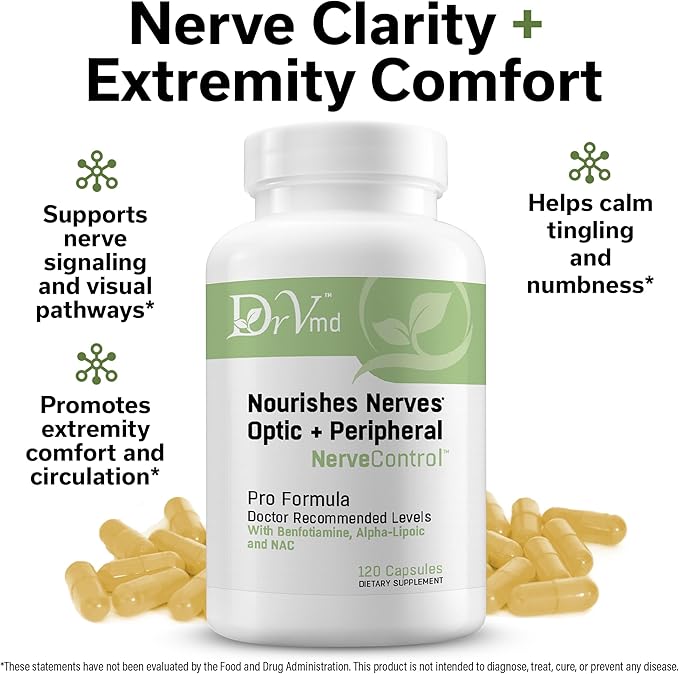 Nerve &amp Antioxidant Support Bundle | Nerve Circulation &amp Cellular Health | Includes Nerve Control (ALA Benfotiamine NAC B Vitamins) + Super Antioxidants (Resveratrol Curcumin CoQ10 Gink