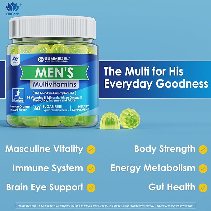 Methylated Multivitamn Gummies 1 Pack + Mens Multivitamin Gummies 1 Pack