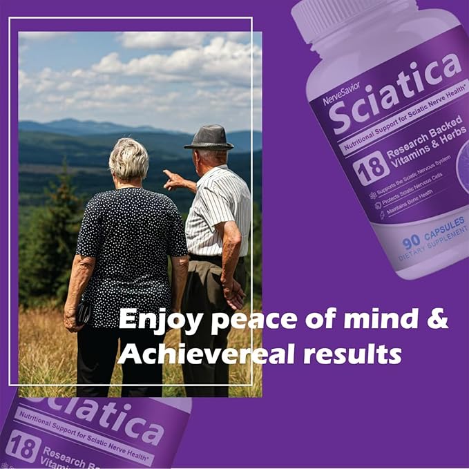 for NeuropathySciatica Nerve Support Supplement - Alpha Lipoic Acid for Nerve Health in Feet Hands &amp Legs - 90 Capsules