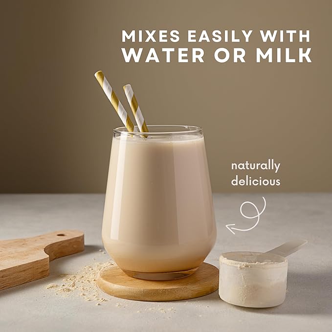 Herbo Protein 100% Whey Protein Isolate Naturally Hydrolized. 24g of Protein 2g of Sugar Low Carb Gluten Free 2 Pound 30 Servings Vanilla - Cinnamon - Cardamom Protein Powder