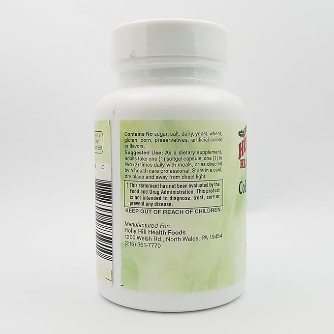 Holly Hill Health Foods CoEnzyme Q10 100 MG 30 Softgels