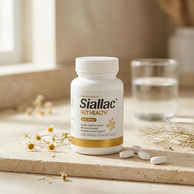 Gut Health - Gut Barrier Function Epithelial Cell Growth Immune Support Enhances Nutrient Absorption Microbiome Balance (HMO 3'-SL) (1 Pack)