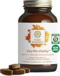PURE SYNERGY Vita·Min·Vitality | Natural Multivitamin for Men | Men’s Daily Multivitamin Made with Organic Whole Foods | for Energy Stress and Immune Support (60 Tablets)