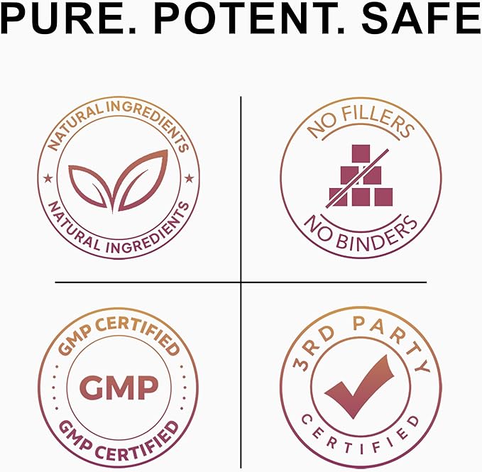 Pure Prana Glutathione &amp Vegan Collagen Builder Capsules with Hyaluronic Acid Vitamin C E Turmeric &amp Black Pepper - Plant Based Formula for Daily Skin &amp Hair Nail Care Support - 60 Caps