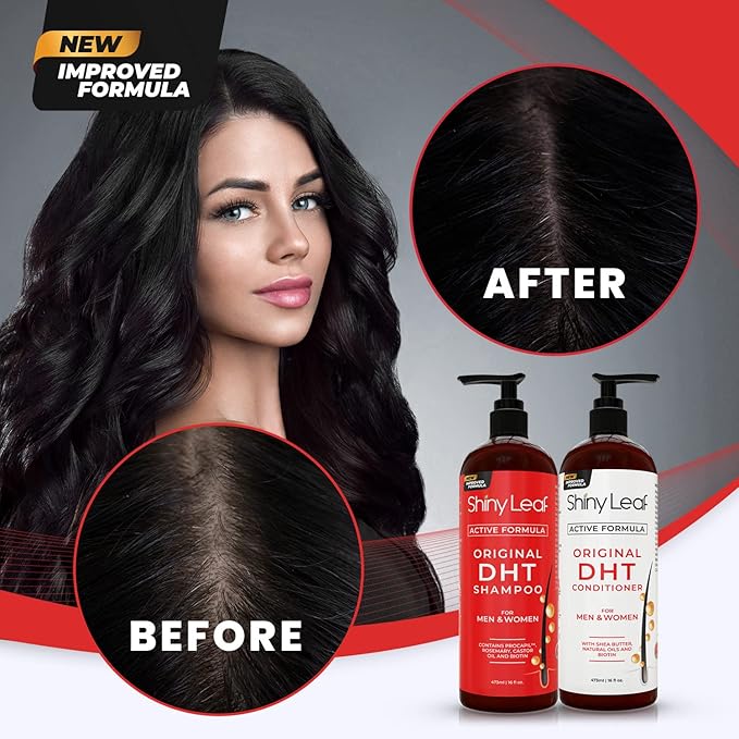 Bariatric Multivitamin Iron-Free and DHT Blocker Shampoo and Conditioner Hair Loss Shampoo and Conditioner for Women and Men