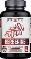 Zhou Nutrition Oregon Grape Berberine 60 Count 60 Ct