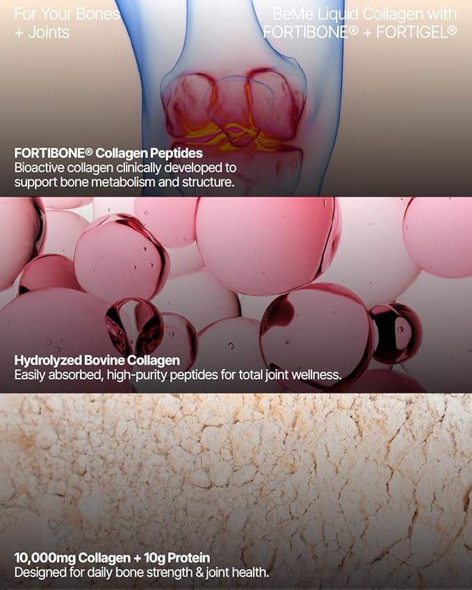 BeMe Longevity Protocol - Collagen for Bones and Joints + Collagen for Hair Skin and Nails