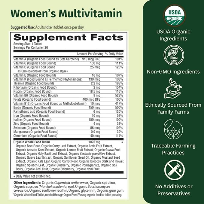 Women's &amp Men's Once Daily Multi Bundle19 Vitamins from Herbs &amp Superfoods 60 Count