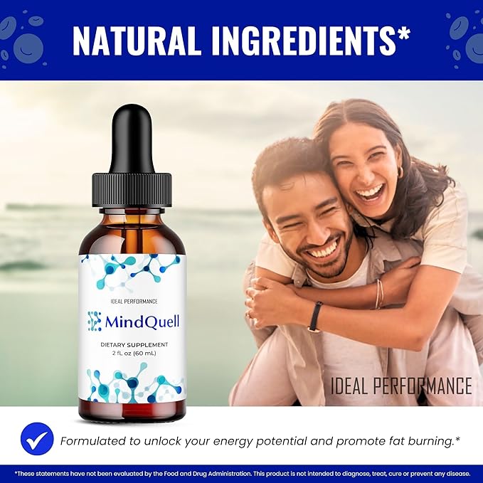 Mind Quell Drops Mind Quell Support Supplement Liquid Drops All Natural Mind Quell Drops - Maximum Strength Mind Quell Liquid Drops Overall Health Wellness MindQuell Drops Reviews (2 Pack)