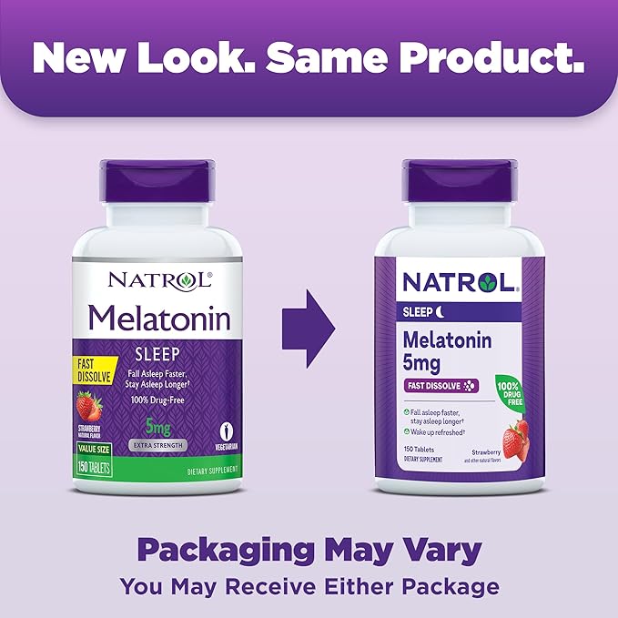 Natrol Melatonin 150ct &amp Vitafusion Fiber 90ct Sugar Free Peach Strawberry BlackBerry Supplements