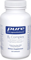 Pure Encapsulations B6 Complex - Supports Nervous System &amp Brain Health* - Includes B Vitamins - Contains Enriched Vitamin B6 - Non-GMO &amp Gluten Free - 120 Capsules
