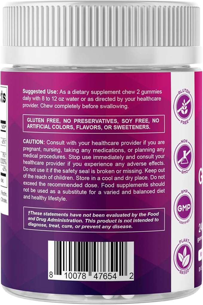 Vitamatic Biotin Gummies 10000 mcg for Stronger Hair Skin &amp Nails - 240 Vegan Gummies - Also Called Vitamin B7