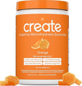 Create Creatine Monohydrate Gummies for Men &amp Women Boost Focus Strength and Endurance Anti-Melting Formula Vegan Gluten-Free Non-GMO 1.5g of Creatine per Gummy (Orange)