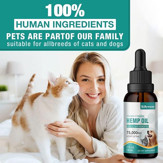 3 Pack Неmр Oil for Dogs &amp Cats- Helps Pets with Аnxiety Pаin Strеss Аrthritis Sеizures Rеlief - Organic Pet Неmр Oil Drops Treats - Skin Нiр Jоint Hеalth