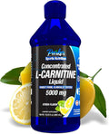 Parker Naturals Concentrated L-Carnitine Liquid 5000mg All Natural Citrus Flavored L-Carnitine Supplement Liquid L-Carnitine with Vitamin V5 16.23 Fl. Oz