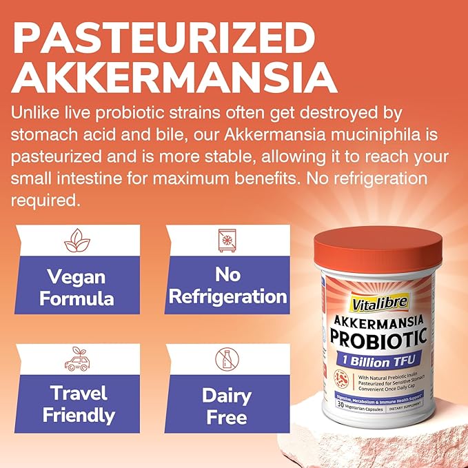 Probiotics for Women 100 Billion CFU 15 Strains 30 Capsules &amp Akkermansia Muciniphila Probiotic 1 Billion TFU 30 Capsules