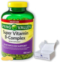Super Vitamin B Complex- Tablets 500 Count Blend of B6 B12 C Boxed by Fusion Shop Store