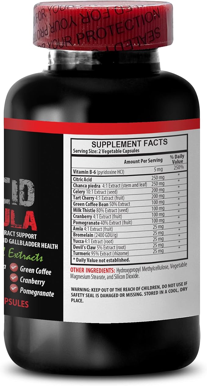 Green Coffee Bean - URIC Acid Cleans - URIC Acid Formula - uric Acid Flush Milk Thistle Turmeric Cranberry Pomegranate uric Acid Cleanse uric Acid Formula Advanced Complex 2 Bottles 120 Caps