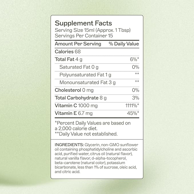 Amy Myers MD Liposomal Vitamin C - Non-GMO High-Absorption Supplement for Immune Support &amp Collagen Production - Gluten-Free Non-Dairy &amp Non-Soy - 8 Fl Oz