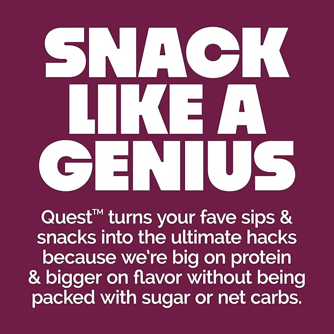 Quest Nutrition Crispy Birthday Cake Protein Bar 17g Protein 1g Sugar 2g Net Carbs Gluten Free Protein Snack Keto Friendly 12 Count