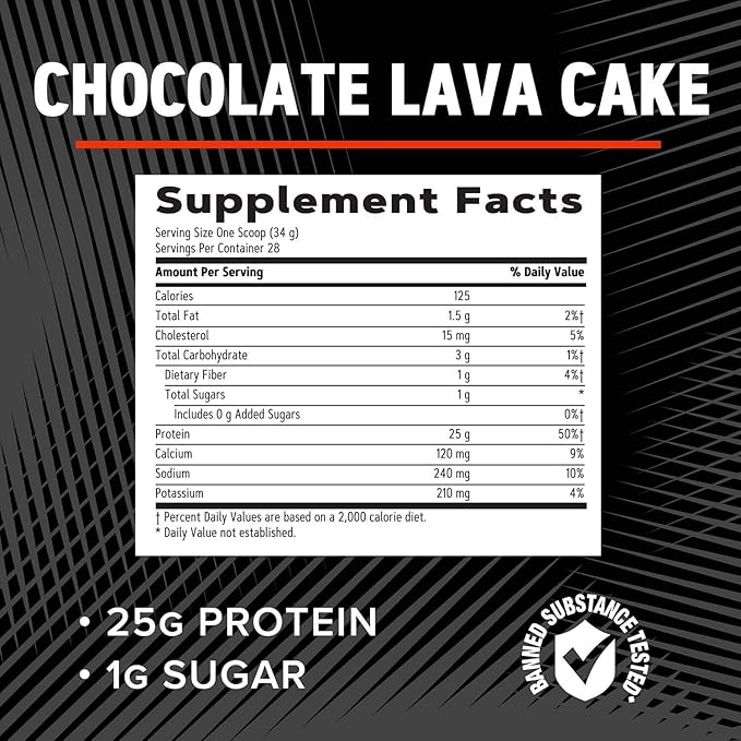 GNC AMP Pure Isolate | Fuels Athletic Strength Performance and Muscle Growth | Fast Absorbing | 25g Whey Protein Iso with 5g BCAA | 28 Servings | Chocolate Lava Cake