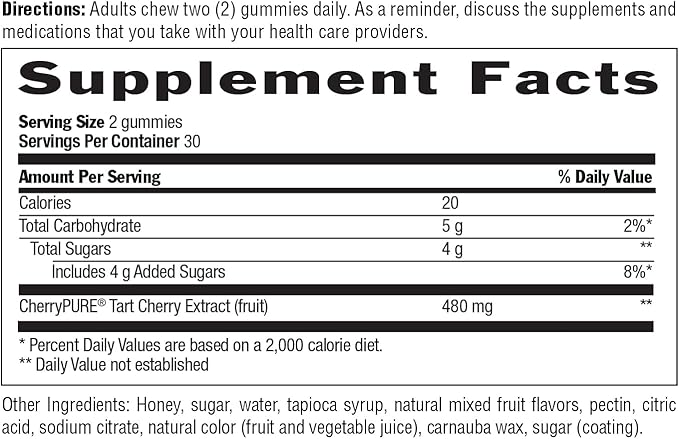 Country Life® Tart Cherry &amp Adult Multivitamin Honey Gummies - Bundle - Non-GMO - Certified Gluten Free