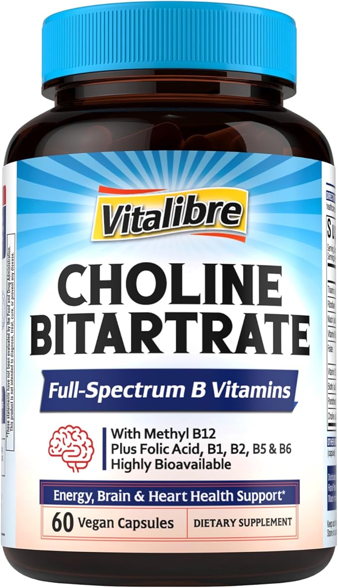 B12 and Choline Bitartrate Supplements