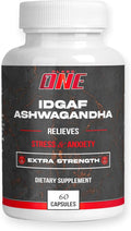 Stress Support – Ashwagandha Supplement for Calm &amp Balance – 60 Capsules Non-GMO Gluten-Free