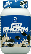 DRAGON PHARMA Isophorm Hydrolized Whey Protein Isolate Fast Absorption Premium Whey Protein Maximize Recovery Great Tasting 25g Per Serving (2 lb Cookies &amp Cream)