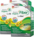 LABO Nutrition Bioactive Organic Fiber – Sunfiber PHGG Soluble Prebiotic Fiber - Digestive Regularity &amp Gut Health – Partially Hydrolyzed Guar Gum Low FODMAP Unflavored Vegan Non-GMO 30 Sache