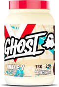GHOST Whey Protein Powder Marshmallow Cereal Milk - 2LB 25G of Protein - Whey Protein Blend - ­Post Workout Fitness &amp Nutrition Shakes Smoothies Baking &amp Cooking - Soy &amp Gluten-Free