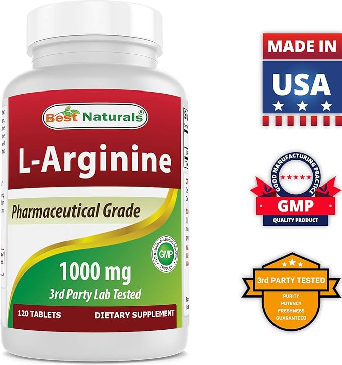 Best Naturals L-Arginine 1000 mg &amp CoQ10 600 mg