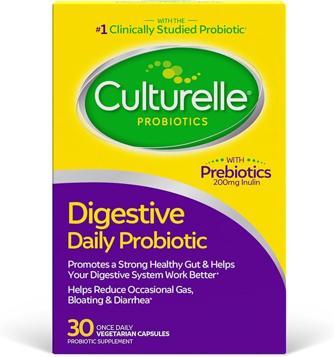 Culturelle Kids Complete Chewable Multivitamin + Probiotic 50 Count Daily Probiotic Capsules 30 Count