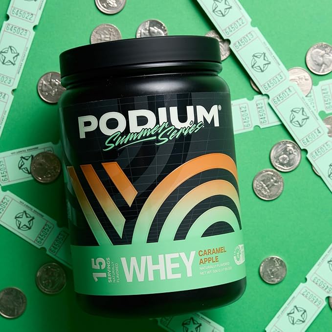 Podium Nutrition Whey Protein Powder Caramel Apple