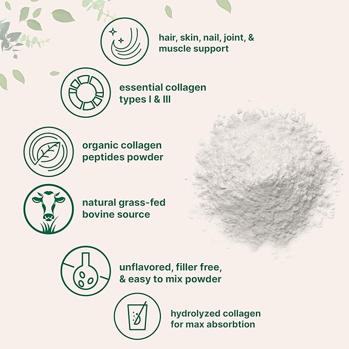 Micro Ingredients Vitamin D3 5000iu + K2 100mcg Softgels &amp Organic Collagen Peptides Powder Bundle 2 Pack | Essential Sunshine Vitamins | Hydrolyzed Type I &amp III Bovine Collagen