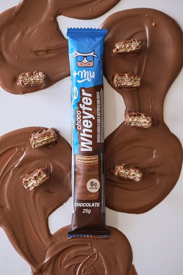 +Mu Chocowheyfer Protein Chocolate Flavor - Display with 12 Units - 300g