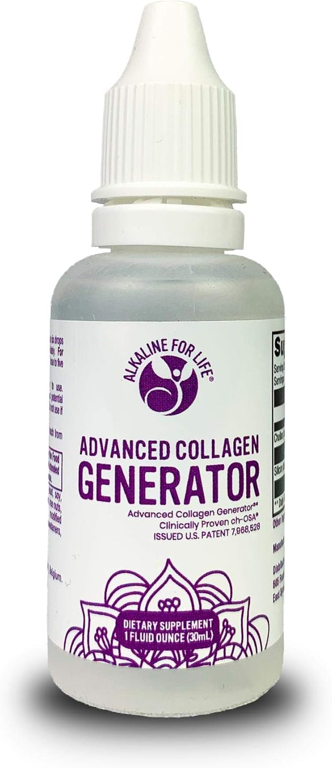 Advanced Collagen Generator – Hair Skin &amp Nails Supplement 3-Month Supply - Silicon and Choline for Radiant Beauty from Within