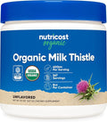 Nutricost Organic Milk Thistle (Silybum Marianum) 8 oz per Container (Unflavored) - Non-GMO Gluten-Free