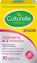 Culturelle 4-in-1 Probiotics for Women Daily Probiotic &amp Prebiotic Supplement to Support Vaginal Health Digestive Health Immune Health Occasional Diarrhea Gas &amp Bloating Relief Non-GMO