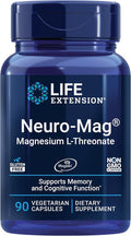 Garden of Life Men's Multivitamin Code Whole Foods Fruit Veggie Blend Probiotics Energy Heart Prostate Health with Life Extension Neuro-mag Magnesium L-threonate for Brain Health Memory Attention Vege