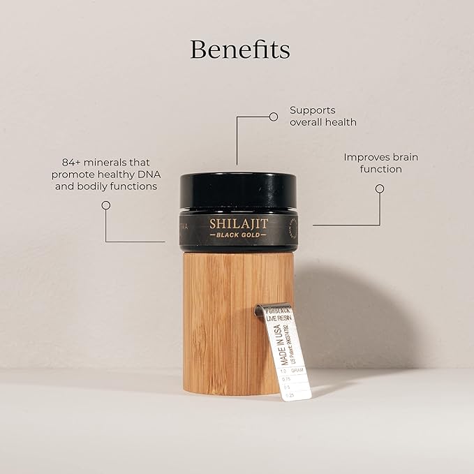 CYMBIOTIKA Liposomal Magnesium L-Threonate &amp Pure Shilajit Resin Bundle Focus Memory Brain Support 84+ Trace Minerals Digestive &amp Immune Supplement